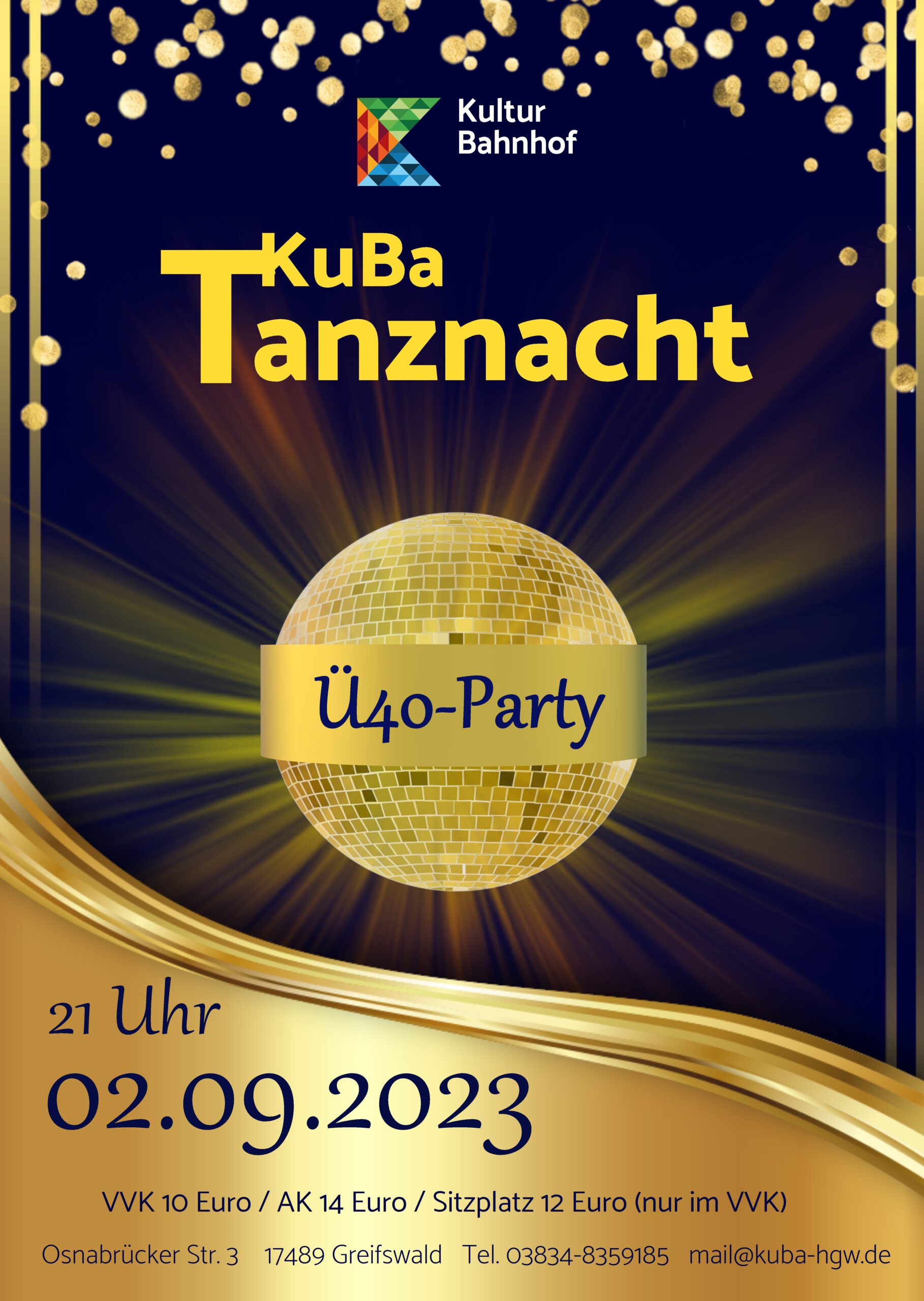 KuBa Tanznacht Ü40-Party