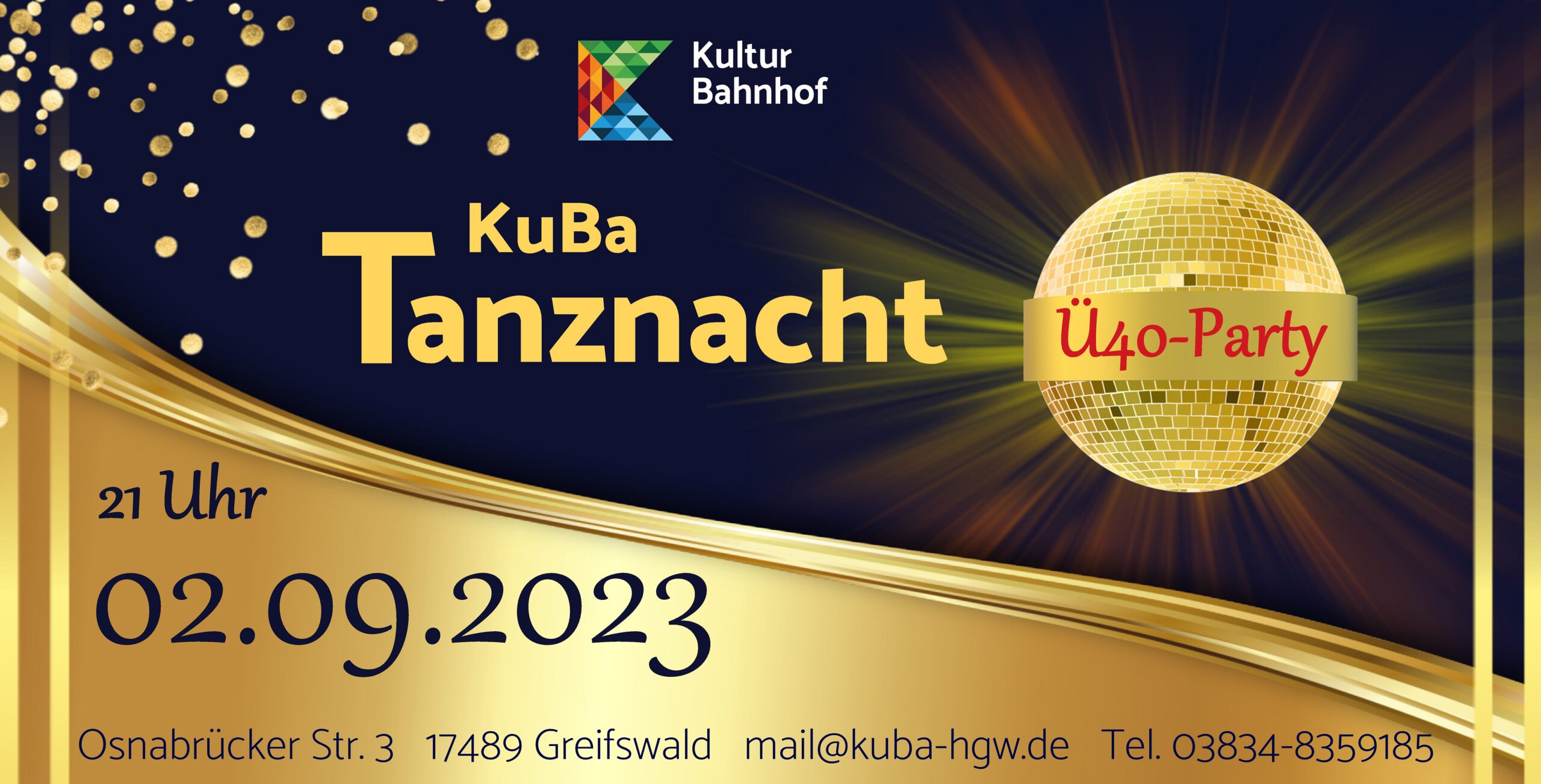 KuBa Tanznacht Ü40-Party (Deep House & Charts)