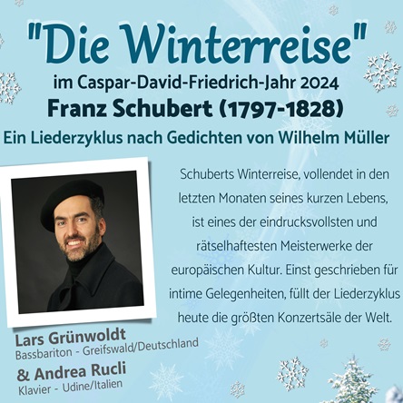 "Die Winterreise" Franz Schubert (Konzert Lars Grünwoldt & Andrea Rucli)
