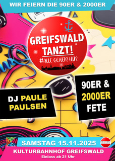 Greifswald tanzt! 90er/2000er Fete!