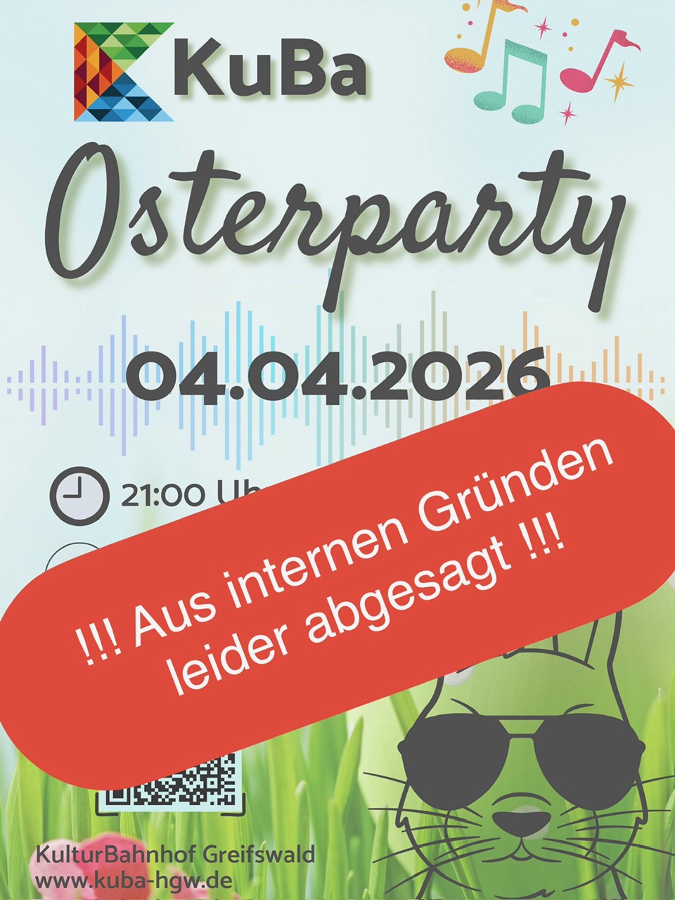 KuBa-Osterparty - LEIDER ABGESAGT -