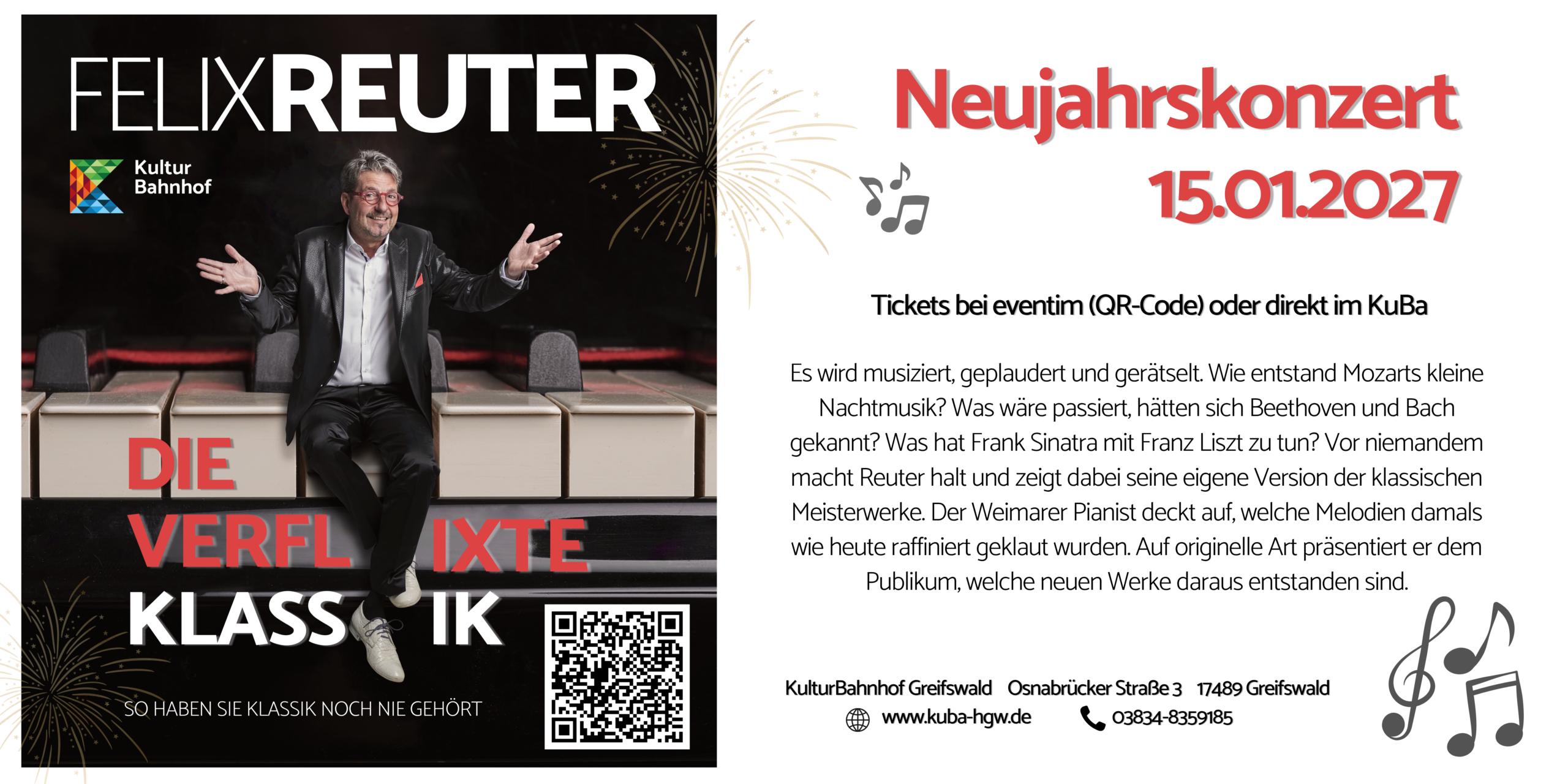 Neujahrskonztert: Felix Reuter - Die verflixte Klassik